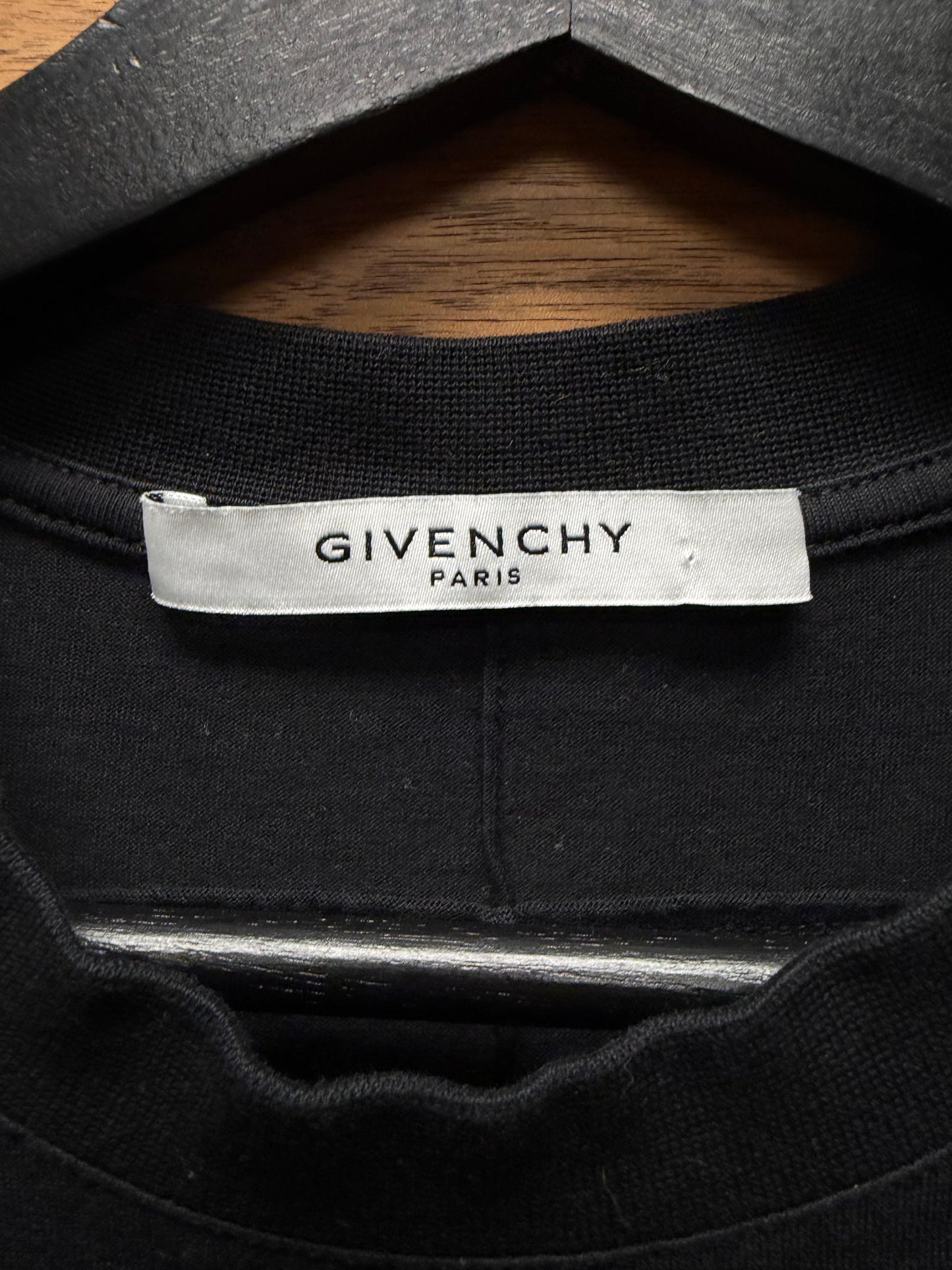 AW2017 Givenchy by Ricardo Tisci ‘Tupac’ Black ‘Real Lies’ Slogan T-Shirt