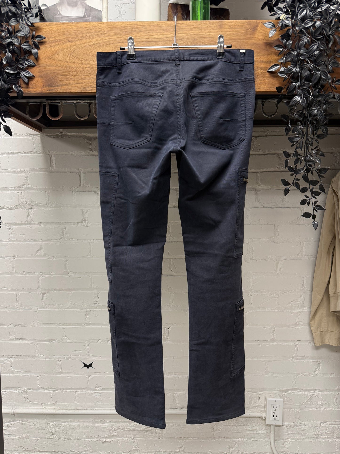 Dior Homme ‘Zipper Pocket’ Black Skinny Jeans