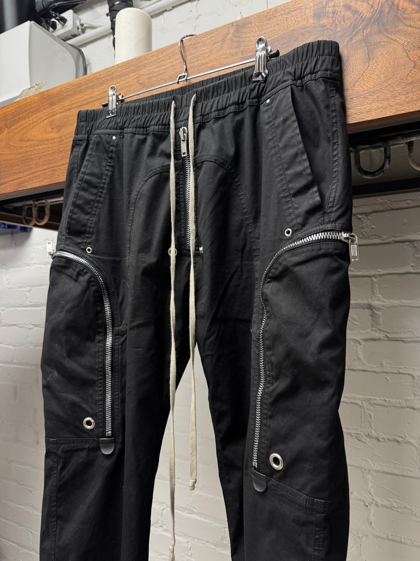 SS2023 Rick Owens Edfu ‘Bauhaus’ Cargo Drawstring Cargo Pants