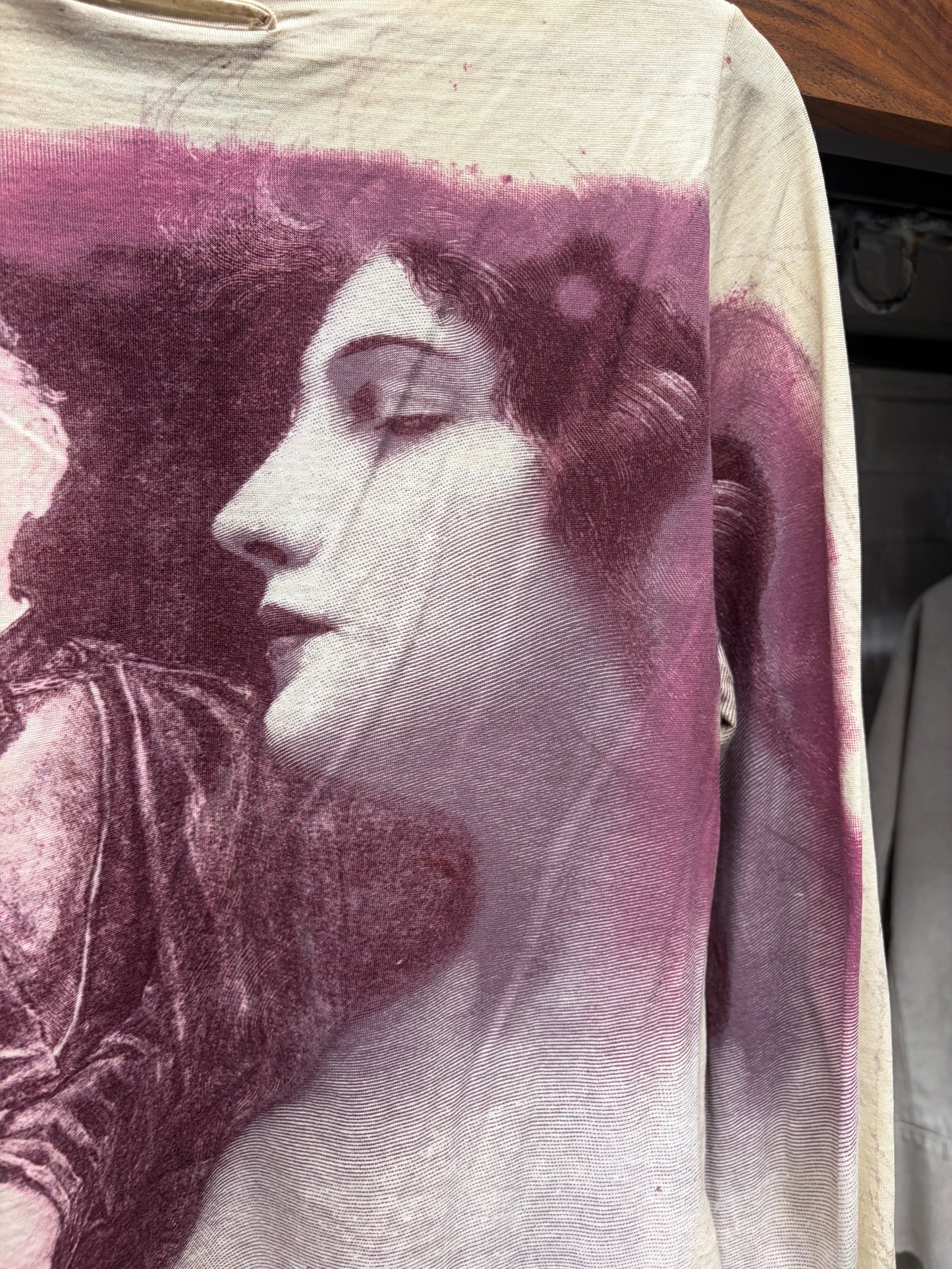 Vintage Jean Paul Gaultier ‘69’ Sheer Mesh Top with Patch Appliqué