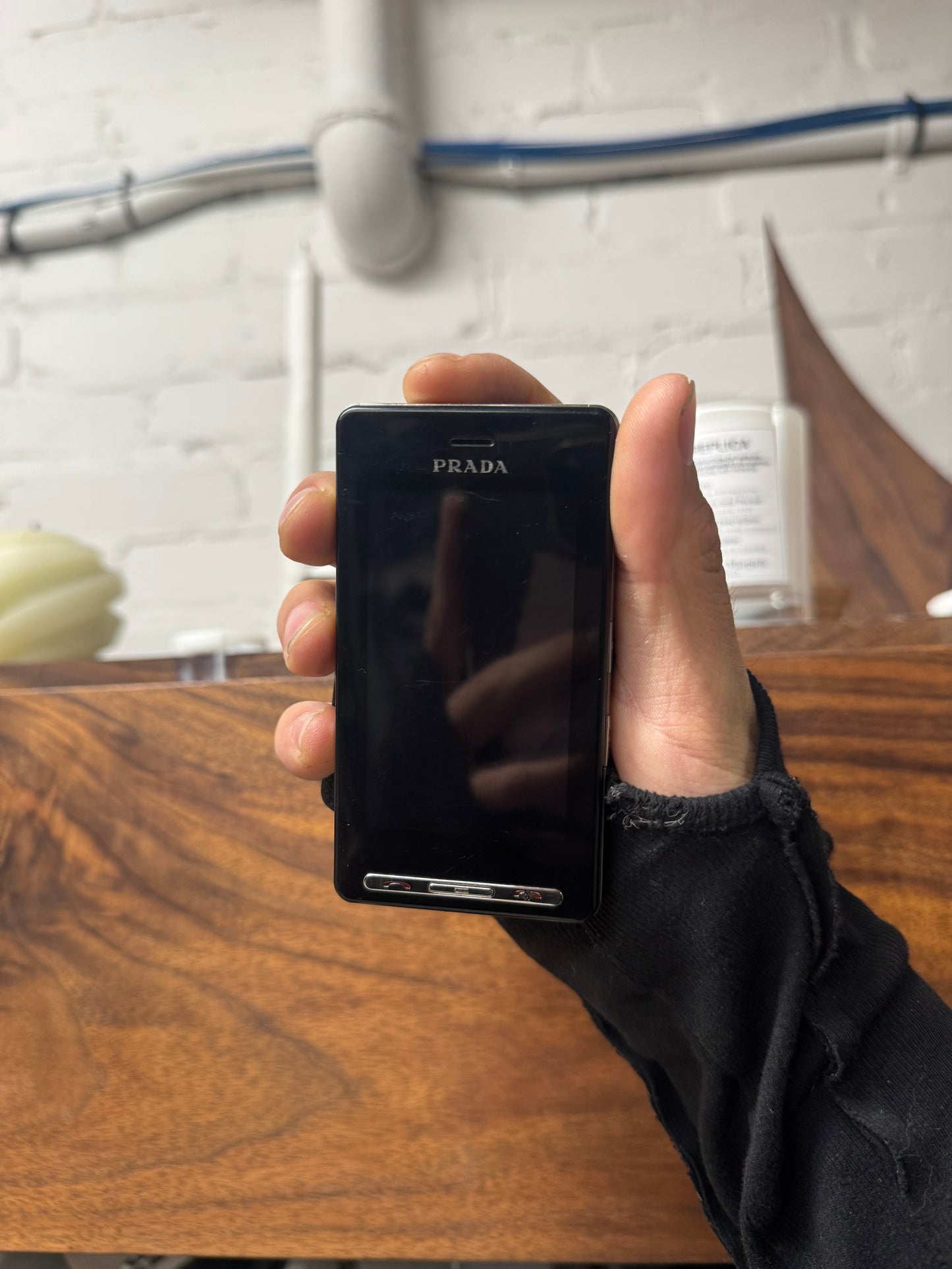 2007 Prada x LG Phone + Wired Earbuds