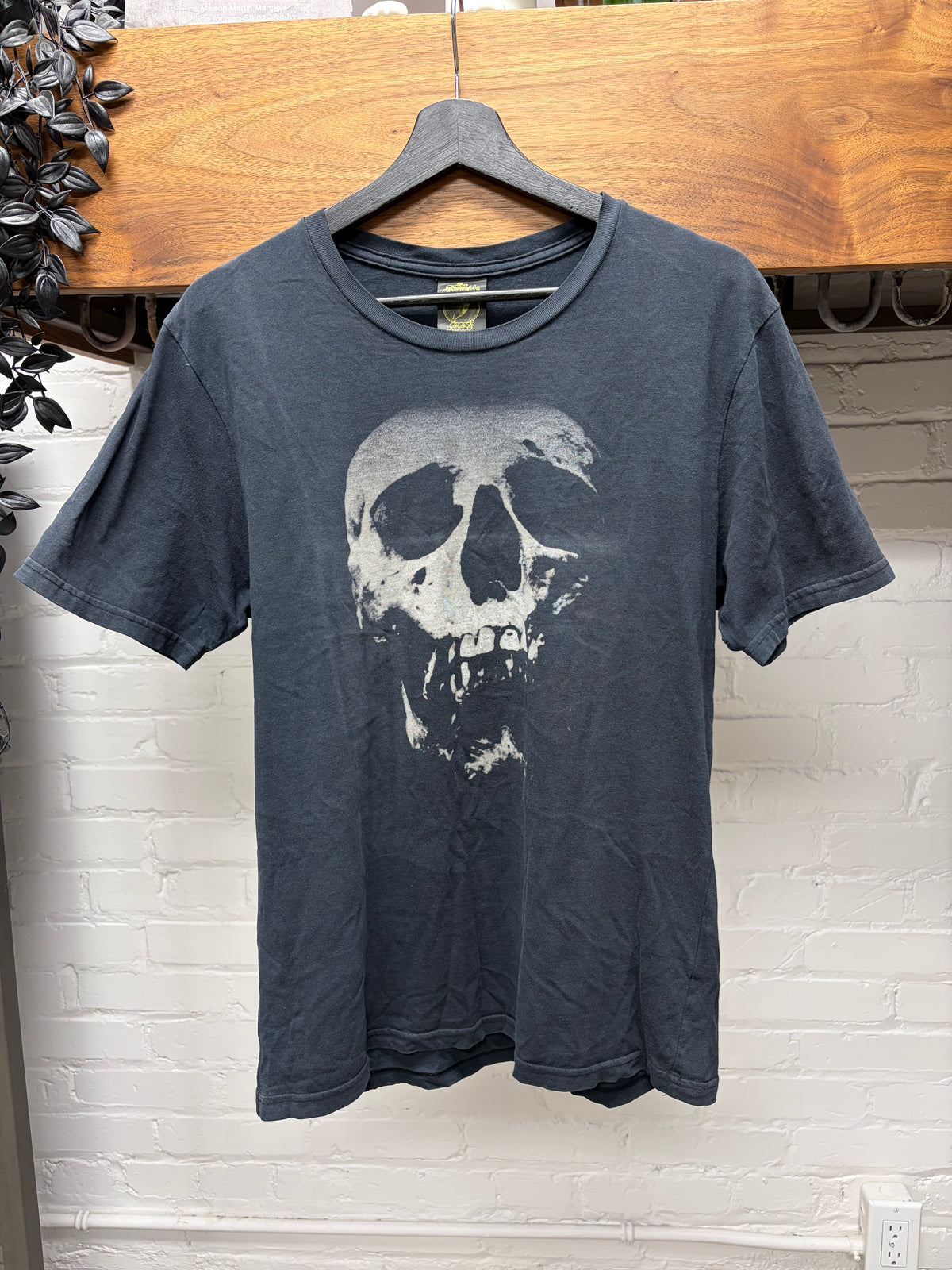 Hysteric Glamour ‘Strawberry Skull’ Faded Black Graphic T-Shirt