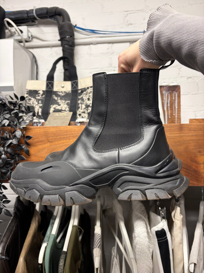Moncler x Alyx Studios ‘Ary’ Black Leather Ankle Boots