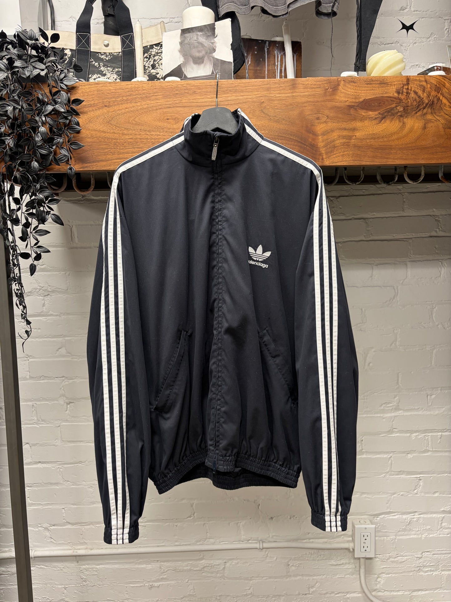 SS2023 Balenciaga x Adidas Striped Windbreaker Track-Jacket