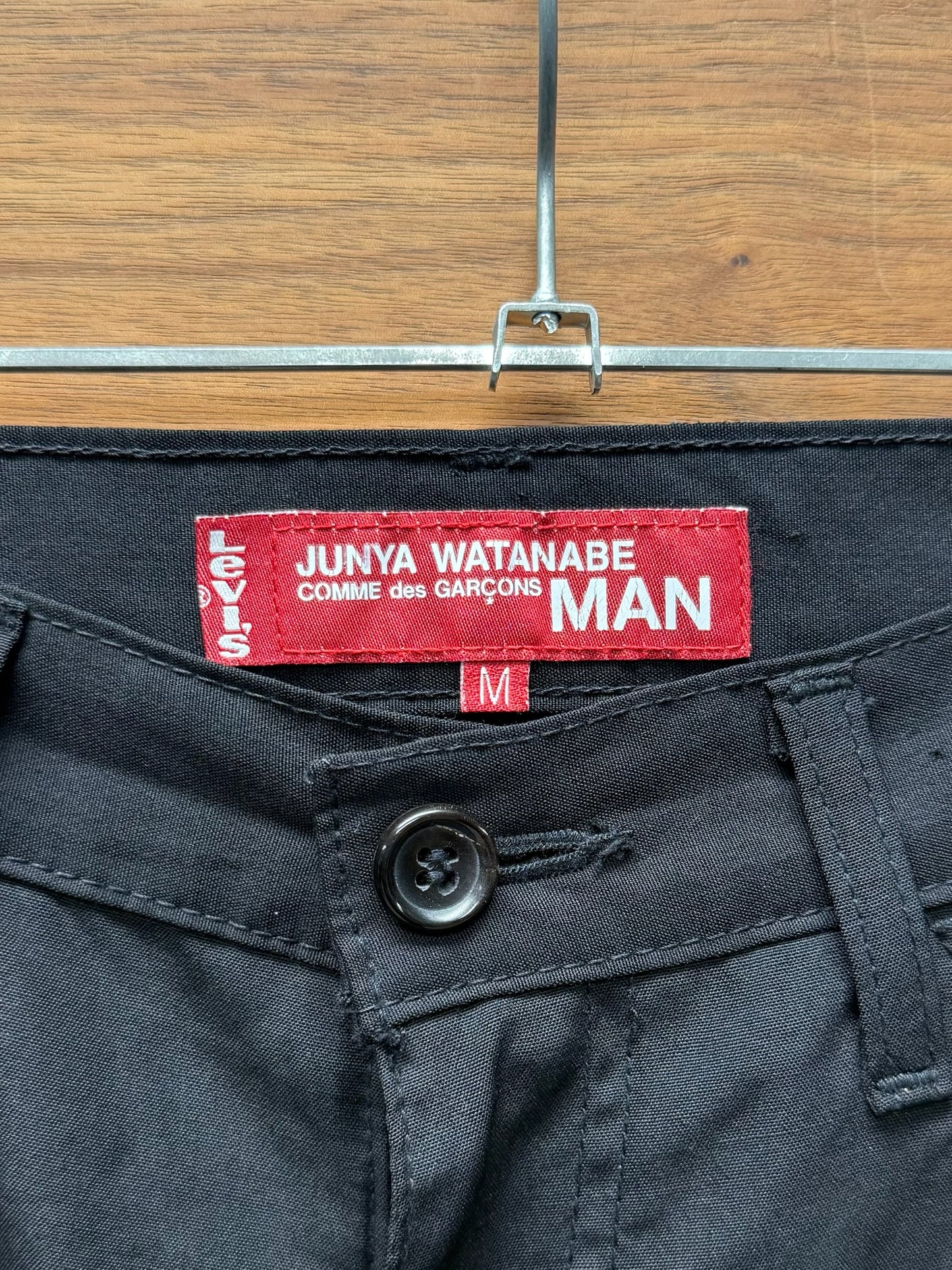 SS2002 Junya Watanabe x Levi’s  ‘Earth’s Parasites’ Poem Black Trousers