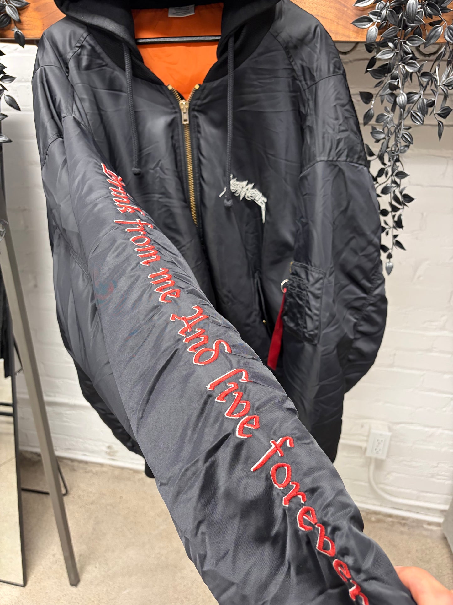 AW2017 Vetements Pour Homme ‘Total Fucking Darkness’ Bomber Jacket