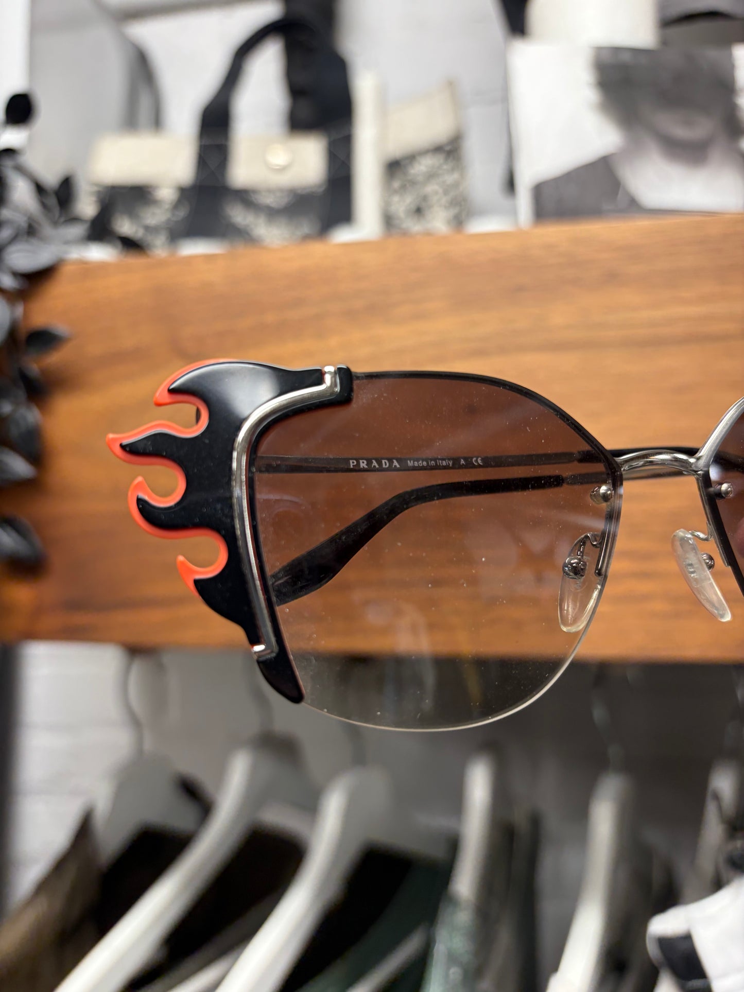Prada ‘Flame’ Cat Eye Glasses