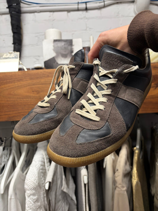 Maison Margiela G.A.T. Brown/Black Low Top Sneakers
