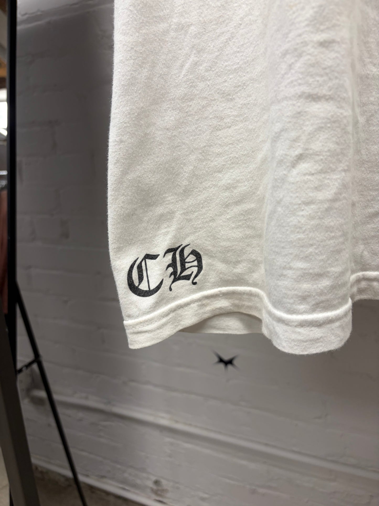 Chrome Hearts ‘Celtic Cross’ White Short Sleeve Graphic T-Shirt