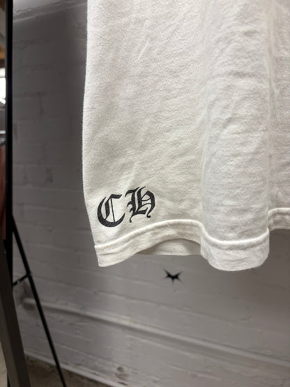 Chrome Hearts ‘Celtic Cross’ White Short Sleeve Graphic T-Shirt