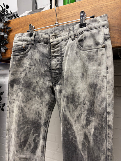 Maison Margiela ‘Acid Wash’ Grey Skinny Jeans