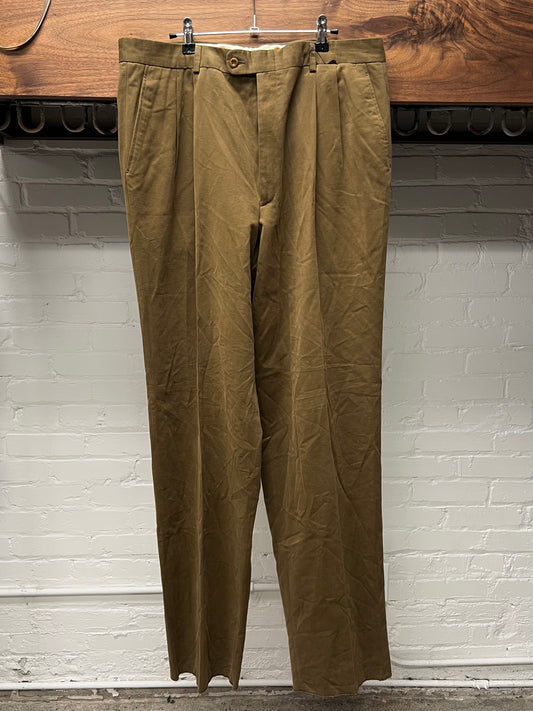 Hermes Wide Leg Brown Trousers
