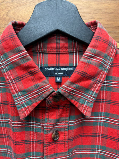 2015 Comme Des Garçons Homme Plaid Flannel Work-Shirt