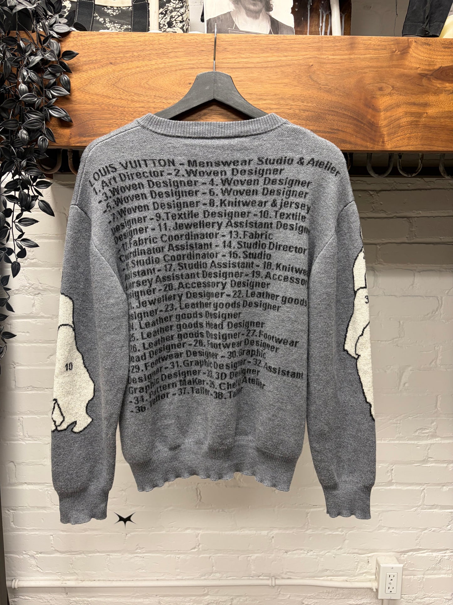 Pre-SS2020 Louis Vuitton by Virgil Abloh ‘Studio’ Jacquard Knit Sweater