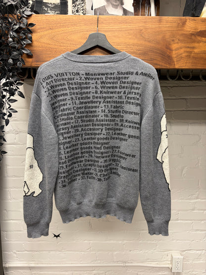 Pre-SS2020 Louis Vuitton by Virgil Abloh ‘Studio’ Jacquard Knit Sweater