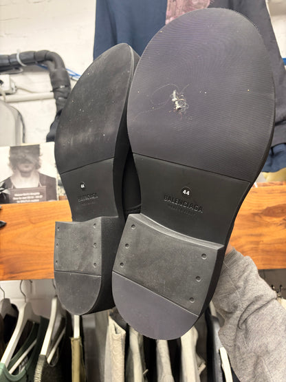 Balenciaga ‘Steroid’ Oversized Black Lace Up Derbys