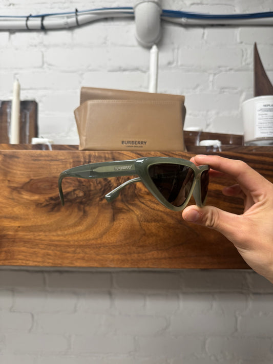 Burberry ‘Cat Eye’ Emerald Green Sunglasses