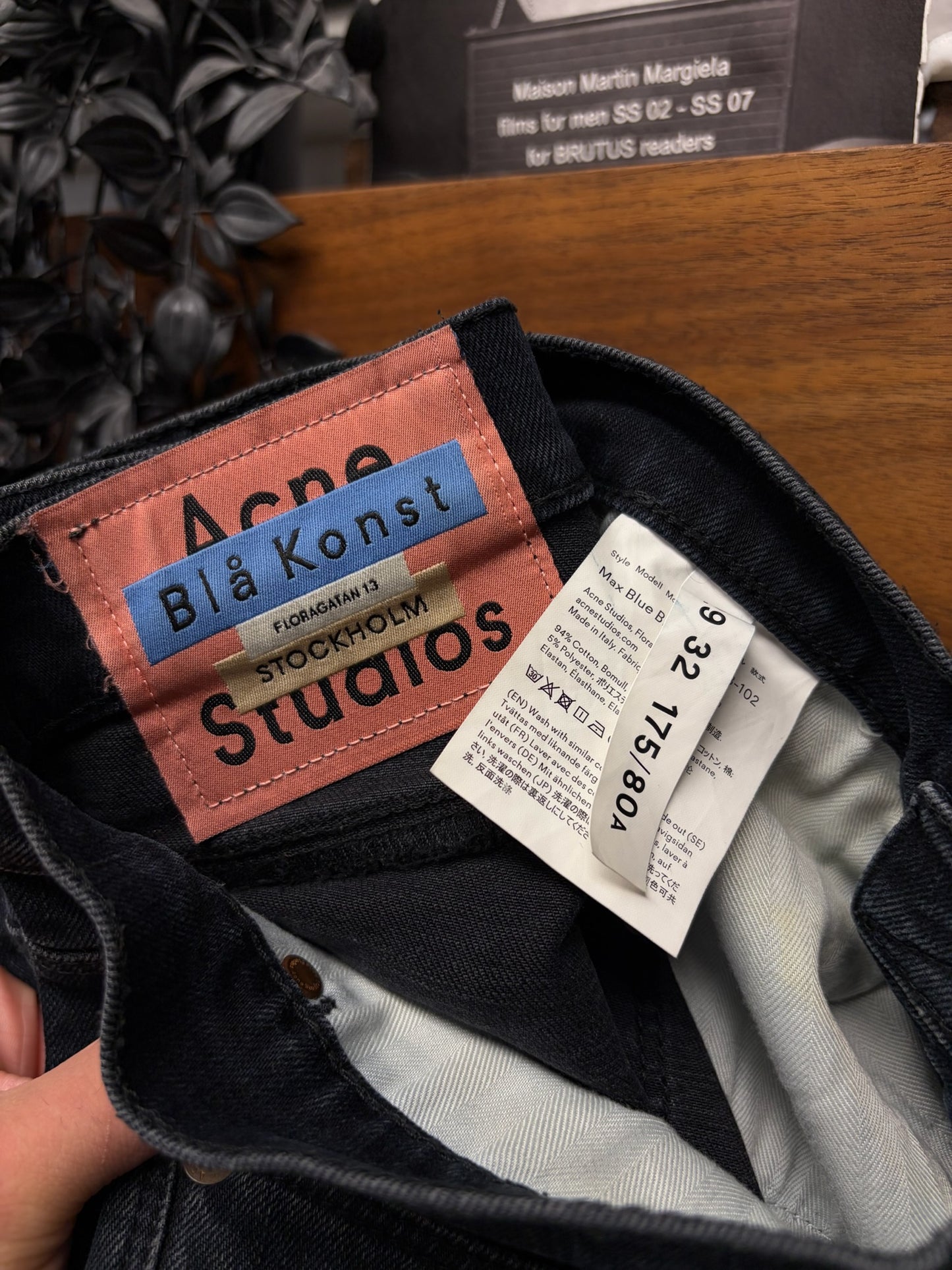 Acne Studios ‘Max Blue’ Dark Washed Skinny Jeans