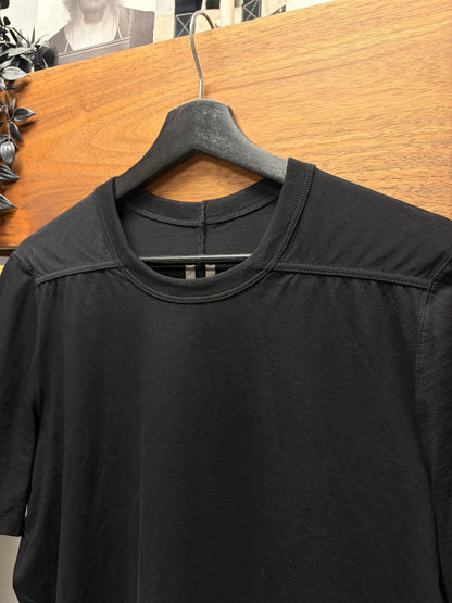 SS2025 Rick Owens ‘Hollywood’ Black Cotton ‘Level’ T-Shirt
