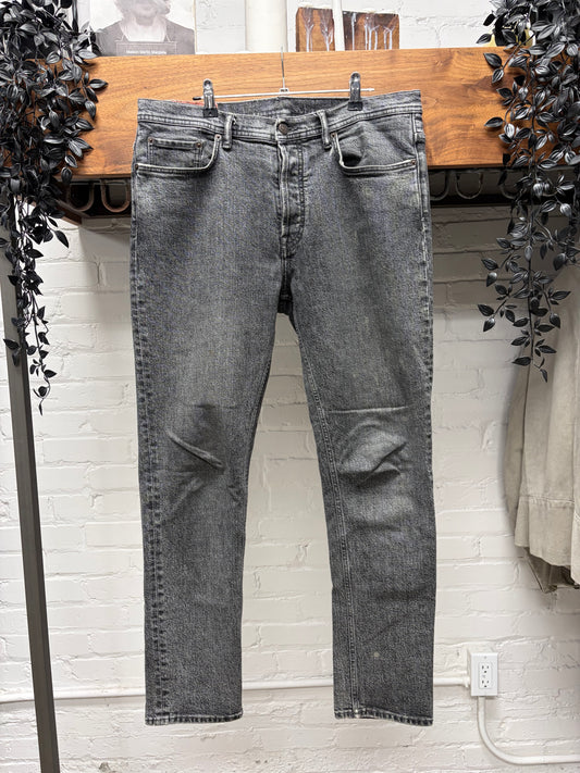 Acne Studios ‘River Dark Wash’ Grey Slim/Skinny Jeans