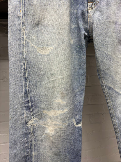 Our Legacy Trompe L’œil ‘Third Cut’ Washed Blue Denim