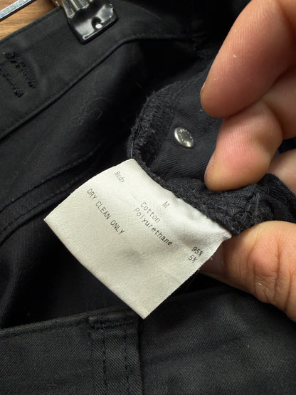Vuja Dé Waxed Black Bondage Cargo Pants