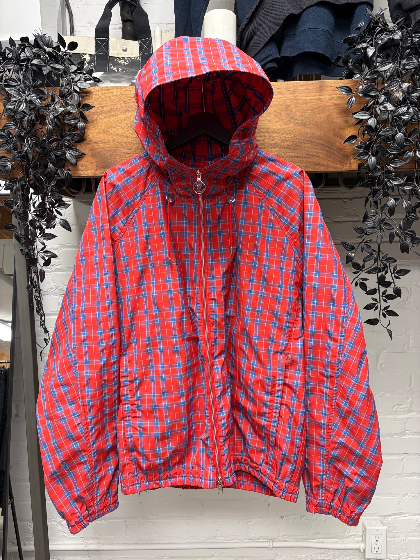 Louis Vuitton by Virgil Abloh Plaid Packable Windbreaker Jacket
