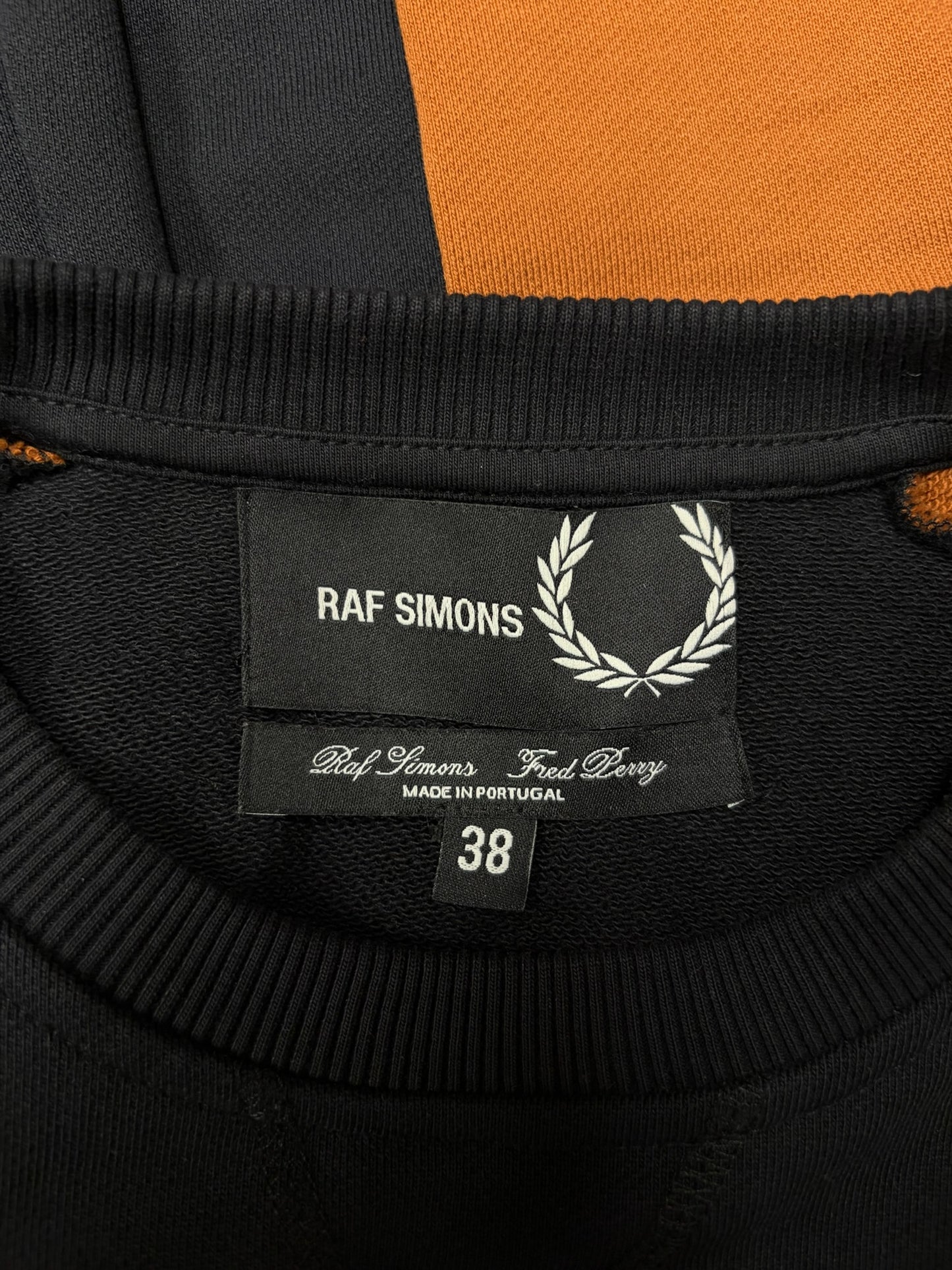 Raf Simons x Fred Perry Raglan Sleeve ‘Patch Logo’ Long Sleeve Shirt