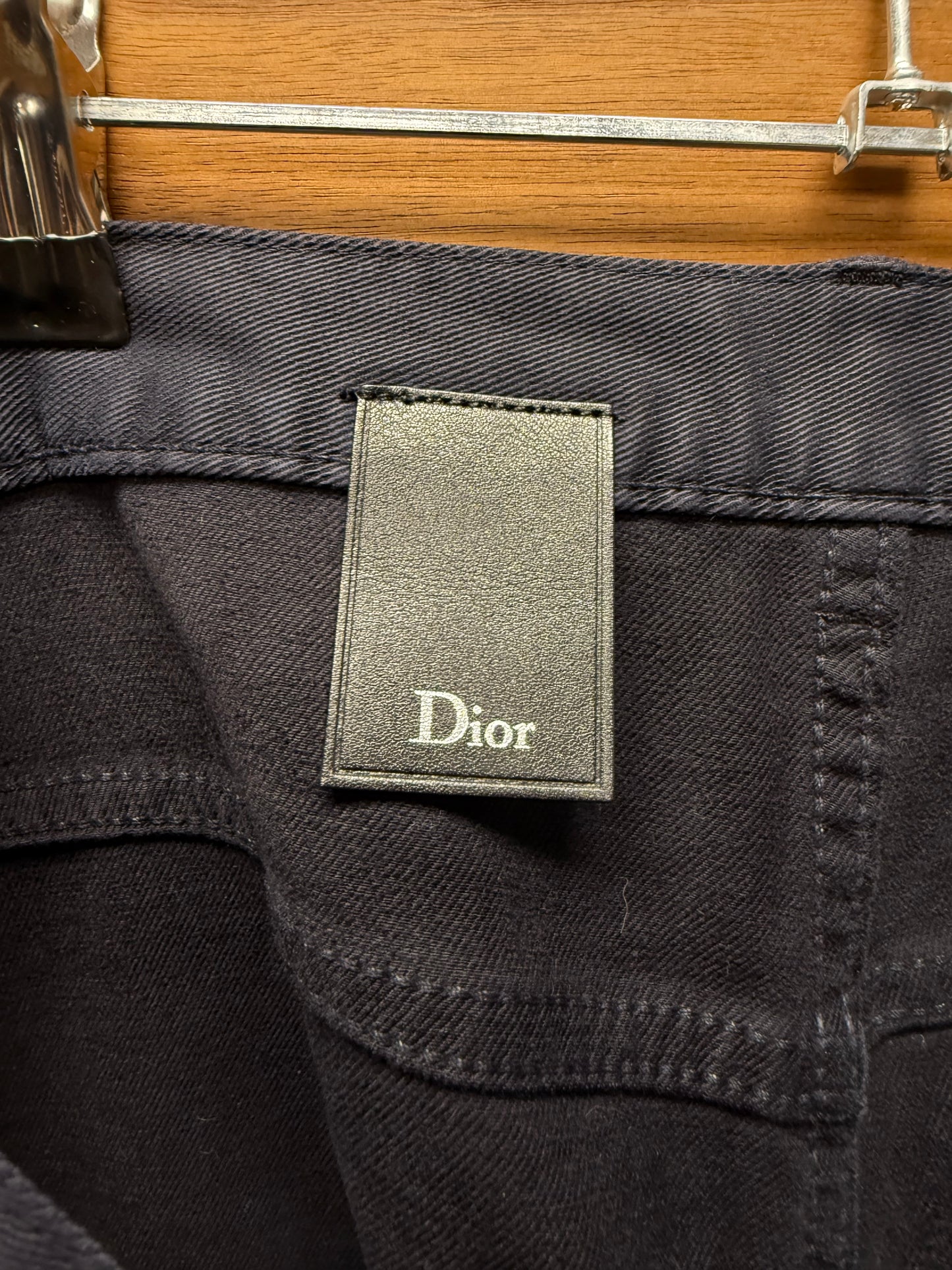 Dior Homme ‘Zipper Pocket’ Black Skinny Jeans
