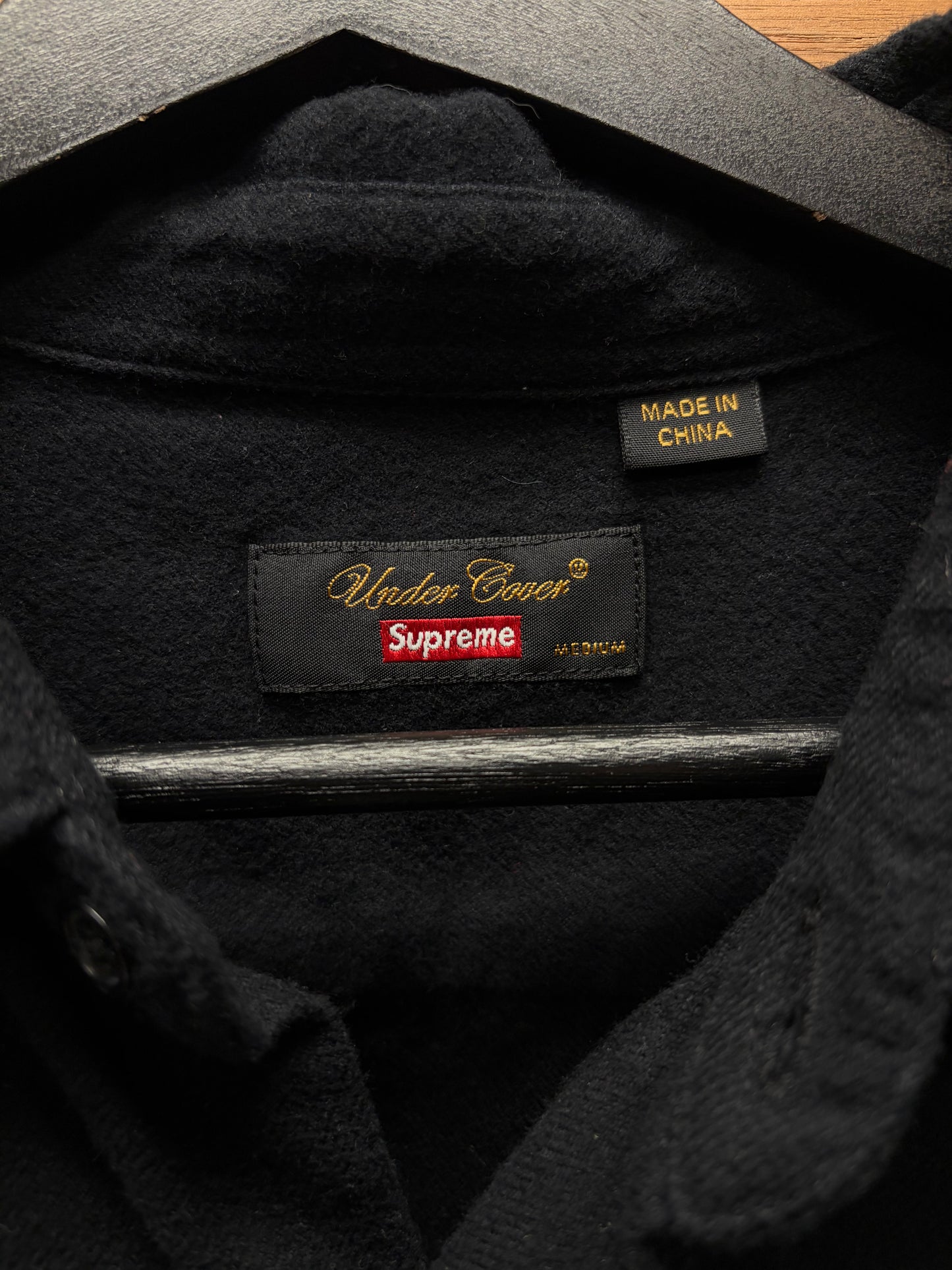 AW2023 Supreme x Undercover ‘Anti War’ Arabic Button Up Shirt