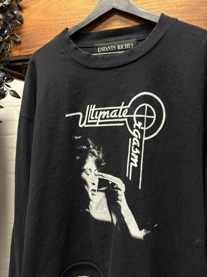 Enfants Riches Deprimes ‘Ultimate Orgasm’ Suicide Graphic Black Long Sleeve Shirt