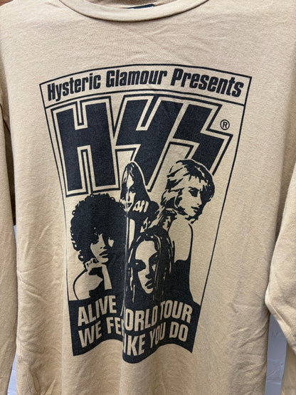 Hysteric Glamour ‘World Tour’ Brown/Black Long Sleeve T-Shirt