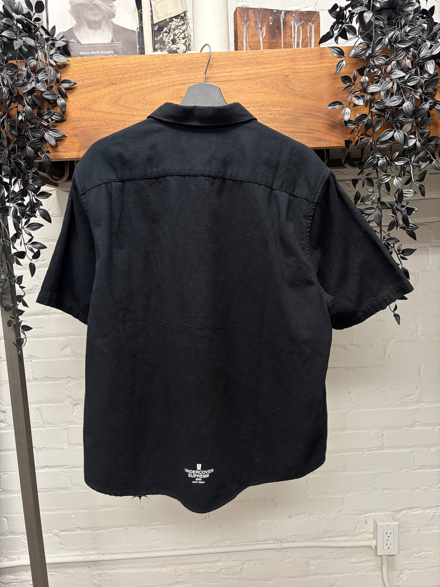 AW2023 Supreme x Undercover ‘Anti War’ Arabic Button Up Shirt