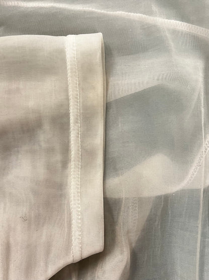 00s Helmut Lang Sheer Transparent Mesh T-Shirt