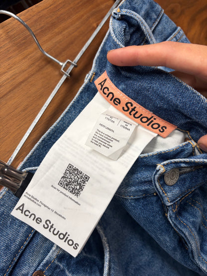 Acne Studios ‘2021M’ Washed Blue Wide Leg Denim