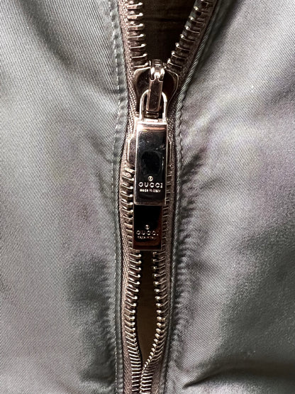 1997 Gucci by Tom Ford ‘Flat Padded’ Teal Blue Puffer Jacket