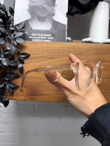 Gucci Clear Frame Prescription Glasses