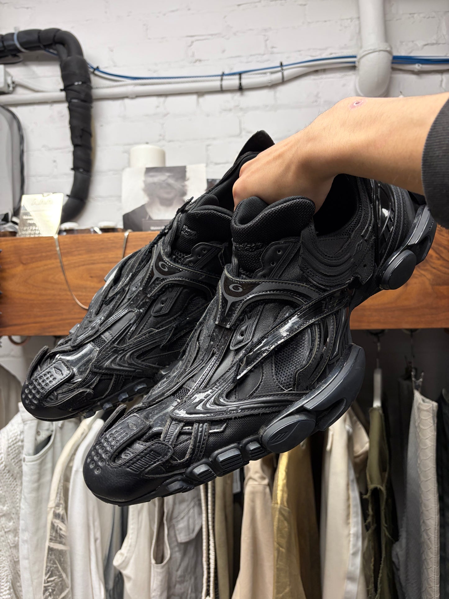 2025 Balenciaga ‘Reptile’ Black Low Top Sneakers