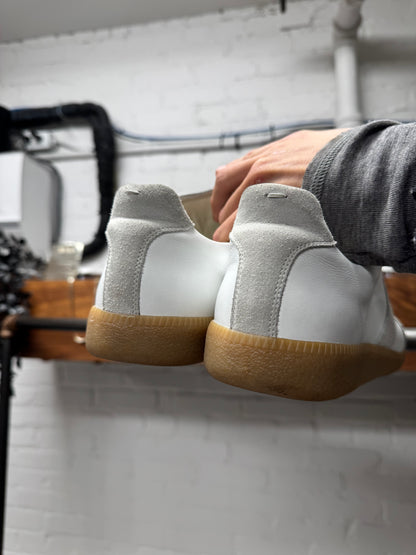 Maison Margiela Replica ‘G.A.T’ White/Gum Sole Low Top Sneakers