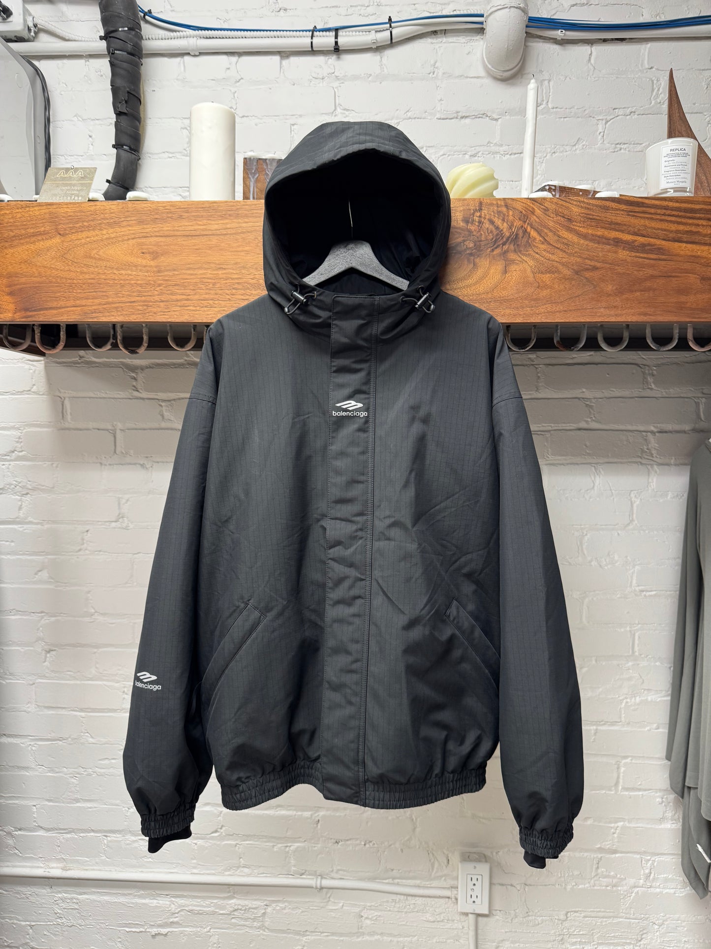 Balenciaga ‘Skiwear’ Sport B Logo Ripstop Snowboarding Jacket