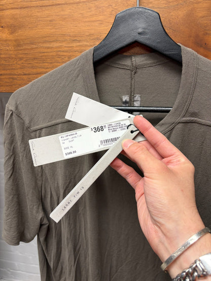 AW2019 Rick Owens ‘Larry’ Dust Brown ‘Level’ Oversized T-Shirt