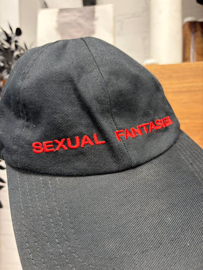 AW2017 Vetements ‘Sexual Fantasies’ Black Strap-Back Baseball Cap