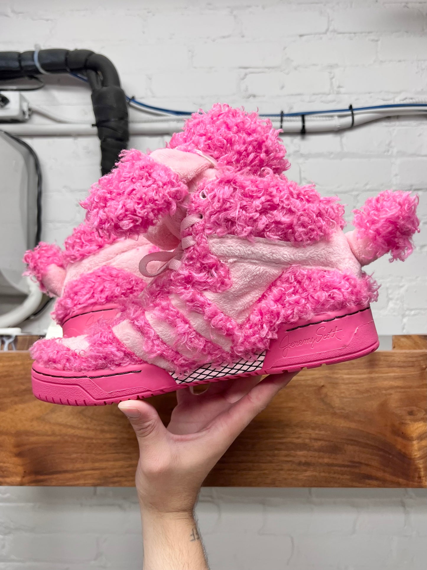 SS2013 Jeremy Scott x Adidas ‘Poodle’ High Top Sneakers