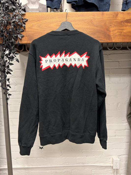 Undercover ‘Propaganda Laboratories’ Black Crewneck Sweatshirt