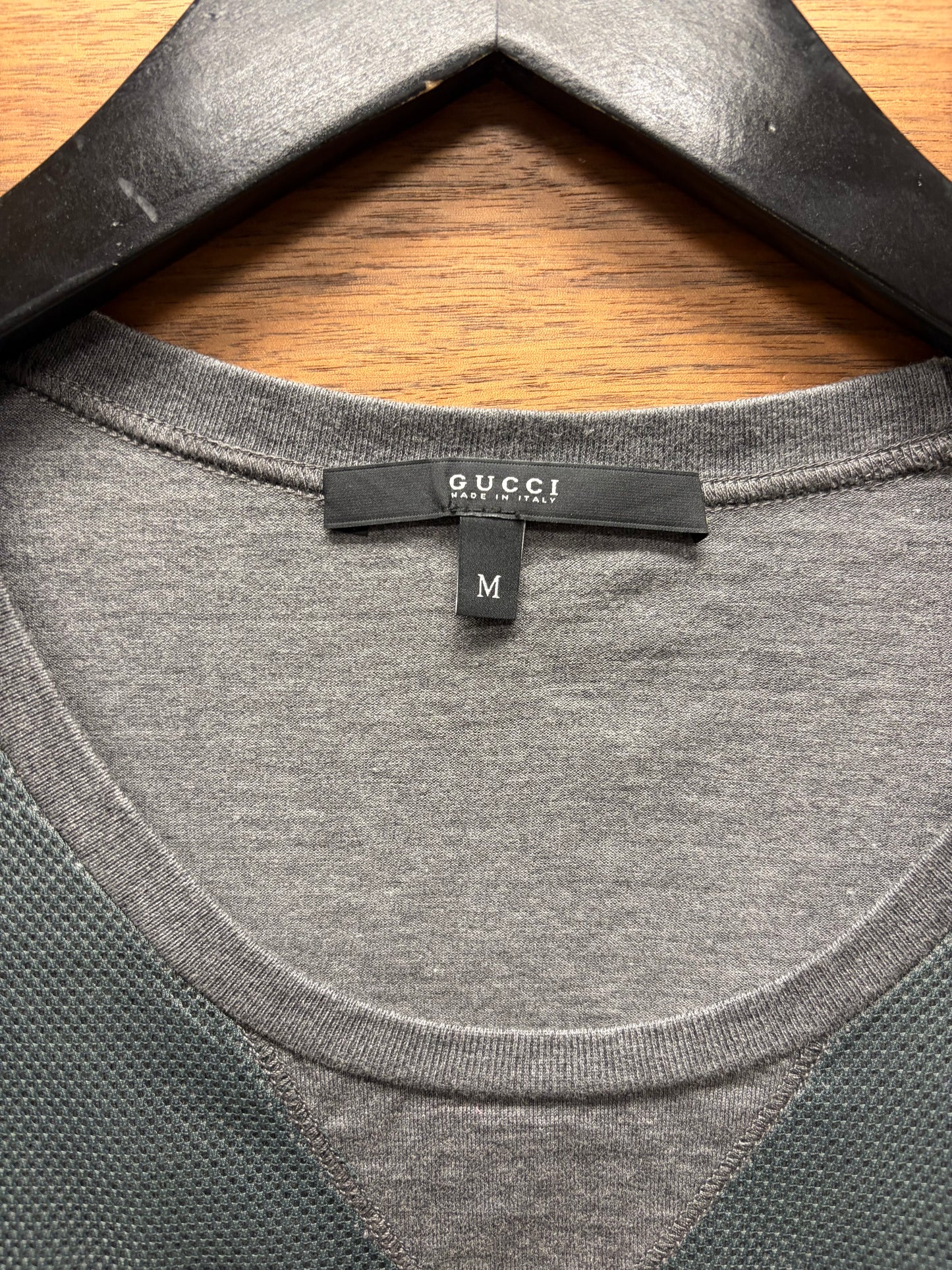 Gucci by Frida Giannini ‘Aqua’ Mesh/Cotton T-Shirt