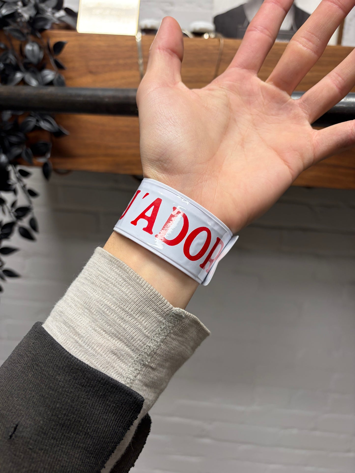 2000s Dior ‘J’adore Dior’ Slap Bracelet