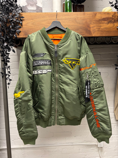 AW2021 Vetements x Alpha Industries ‘Racing Patch’ MA-1 Bomber Jacket