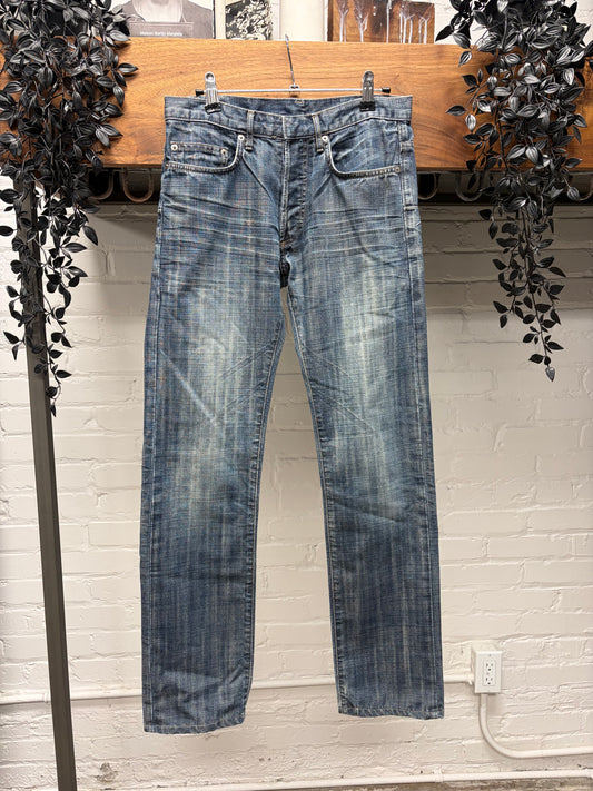 Dior Homme Dark Washed Blue Skinny Jeans