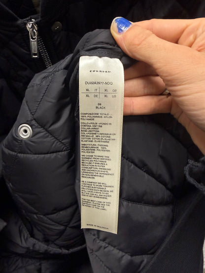 Rick Owens DRKSHDW Quilted Black Jumbo Bomber Jacket