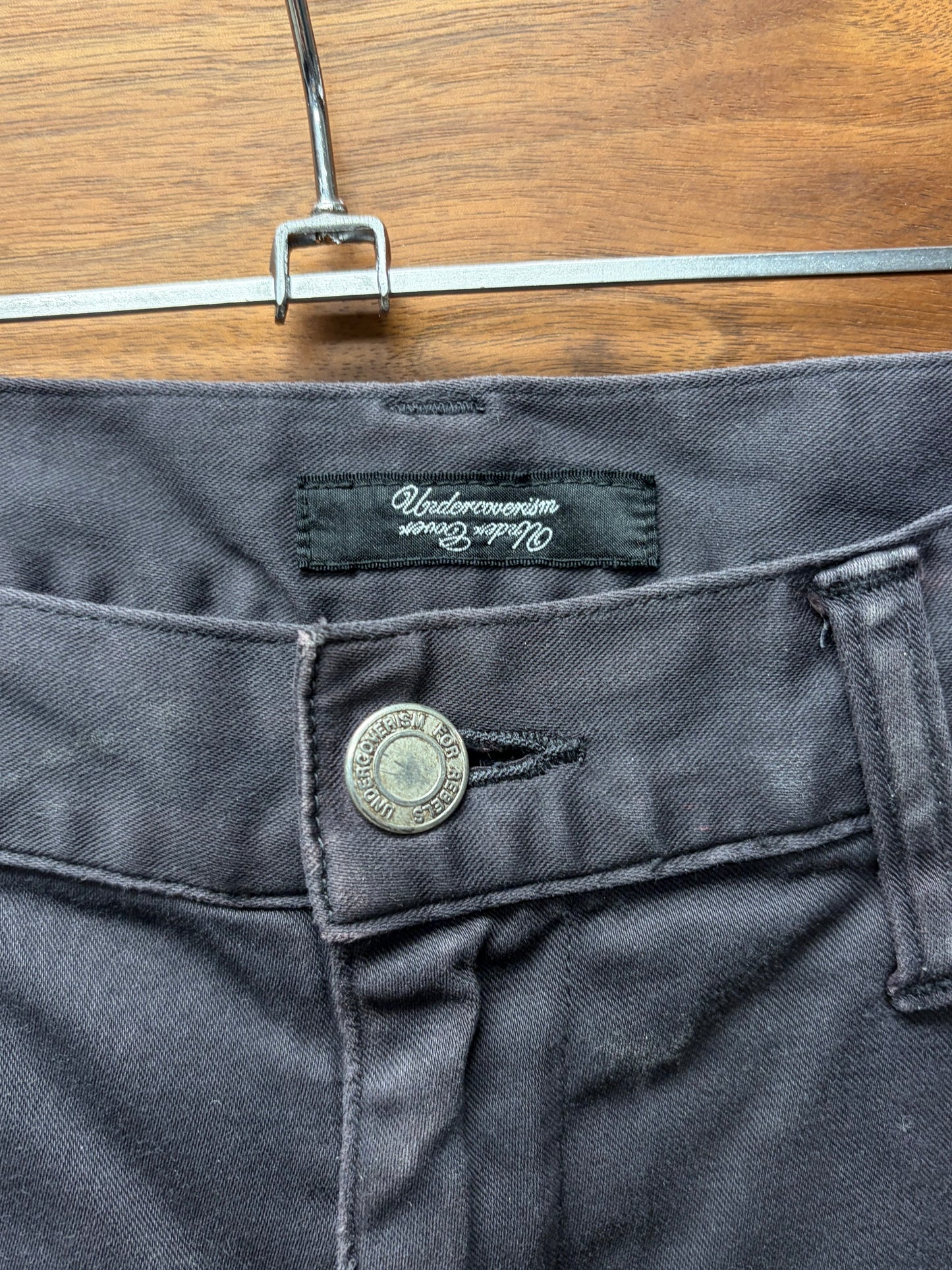 Undercover ‘Lightning Bolt’ Plum Purple Skinny Jeans